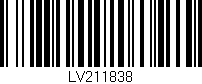 Código de barras (EAN, GTIN, SKU, ISBN): 'LV211838'