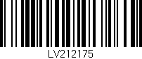 Código de barras (EAN, GTIN, SKU, ISBN): 'LV212175'