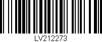 Código de barras (EAN, GTIN, SKU, ISBN): 'LV212273'
