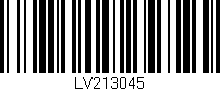 Código de barras (EAN, GTIN, SKU, ISBN): 'LV213045'