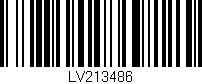 Código de barras (EAN, GTIN, SKU, ISBN): 'LV213486'