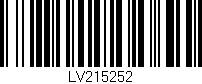 Código de barras (EAN, GTIN, SKU, ISBN): 'LV215252'