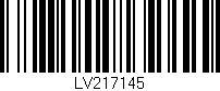 Código de barras (EAN, GTIN, SKU, ISBN): 'LV217145'
