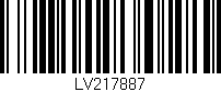 Código de barras (EAN, GTIN, SKU, ISBN): 'LV217887'