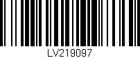 Código de barras (EAN, GTIN, SKU, ISBN): 'LV219097'
