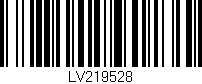 Código de barras (EAN, GTIN, SKU, ISBN): 'LV219528'