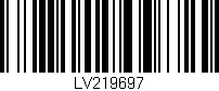 Código de barras (EAN, GTIN, SKU, ISBN): 'LV219697'