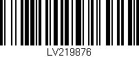 Código de barras (EAN, GTIN, SKU, ISBN): 'LV219876'
