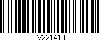 Código de barras (EAN, GTIN, SKU, ISBN): 'LV221410'