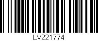 Código de barras (EAN, GTIN, SKU, ISBN): 'LV221774'