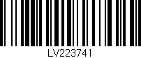 Código de barras (EAN, GTIN, SKU, ISBN): 'LV223741'