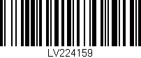 Código de barras (EAN, GTIN, SKU, ISBN): 'LV224159'