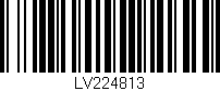 Código de barras (EAN, GTIN, SKU, ISBN): 'LV224813'