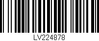 Código de barras (EAN, GTIN, SKU, ISBN): 'LV224878'