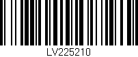 Código de barras (EAN, GTIN, SKU, ISBN): 'LV225210'