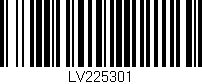 Código de barras (EAN, GTIN, SKU, ISBN): 'LV225301'