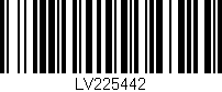 Código de barras (EAN, GTIN, SKU, ISBN): 'LV225442'