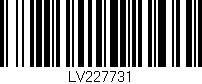 Código de barras (EAN, GTIN, SKU, ISBN): 'LV227731'