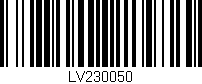 Código de barras (EAN, GTIN, SKU, ISBN): 'LV230050'