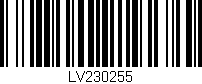 Código de barras (EAN, GTIN, SKU, ISBN): 'LV230255'