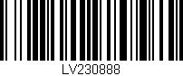 Código de barras (EAN, GTIN, SKU, ISBN): 'LV230888'