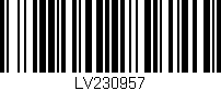 Código de barras (EAN, GTIN, SKU, ISBN): 'LV230957'
