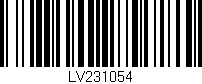 Código de barras (EAN, GTIN, SKU, ISBN): 'LV231054'