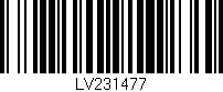 Código de barras (EAN, GTIN, SKU, ISBN): 'LV231477'