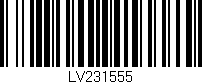 Código de barras (EAN, GTIN, SKU, ISBN): 'LV231555'