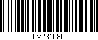 Código de barras (EAN, GTIN, SKU, ISBN): 'LV231686'