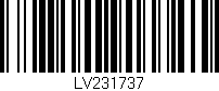 Código de barras (EAN, GTIN, SKU, ISBN): 'LV231737'