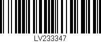 Código de barras (EAN, GTIN, SKU, ISBN): 'LV233347'