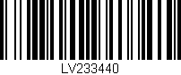 Código de barras (EAN, GTIN, SKU, ISBN): 'LV233440'