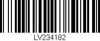 Código de barras (EAN, GTIN, SKU, ISBN): 'LV234182'