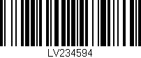 Código de barras (EAN, GTIN, SKU, ISBN): 'LV234594'