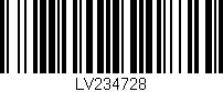 Código de barras (EAN, GTIN, SKU, ISBN): 'LV234728'