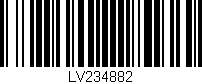 Código de barras (EAN, GTIN, SKU, ISBN): 'LV234882'