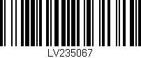 Código de barras (EAN, GTIN, SKU, ISBN): 'LV235067'