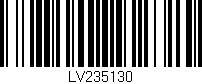 Código de barras (EAN, GTIN, SKU, ISBN): 'LV235130'