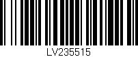 Código de barras (EAN, GTIN, SKU, ISBN): 'LV235515'