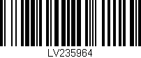 Código de barras (EAN, GTIN, SKU, ISBN): 'LV235964'
