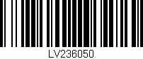 Código de barras (EAN, GTIN, SKU, ISBN): 'LV236050'