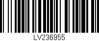 Código de barras (EAN, GTIN, SKU, ISBN): 'LV236955'