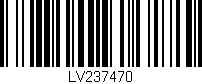 Código de barras (EAN, GTIN, SKU, ISBN): 'LV237470'