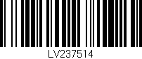 Código de barras (EAN, GTIN, SKU, ISBN): 'LV237514'