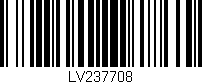 Código de barras (EAN, GTIN, SKU, ISBN): 'LV237708'