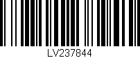Código de barras (EAN, GTIN, SKU, ISBN): 'LV237844'
