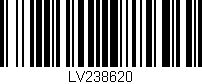Código de barras (EAN, GTIN, SKU, ISBN): 'LV238620'
