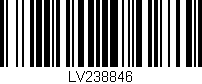 Código de barras (EAN, GTIN, SKU, ISBN): 'LV238846'