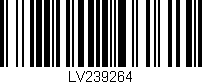 Código de barras (EAN, GTIN, SKU, ISBN): 'LV239264'